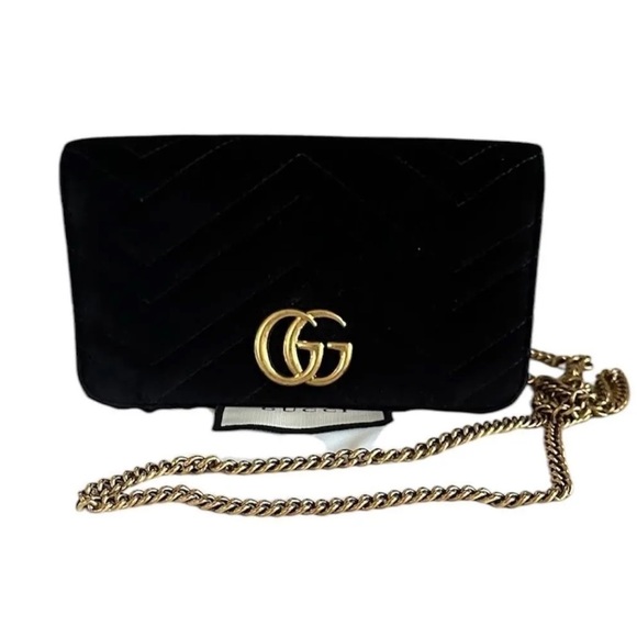 Gucci Black Mini Marmont Crossbody - Picture 1 of 1